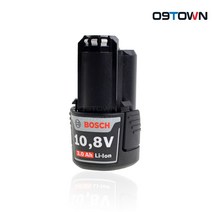 보쉬 GBA 10.8V 3.0Ah 리튬이온 배터리 1600A00X7A