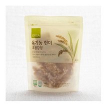 ORGA 간식 유기농 현미조청강정 (100g) 탕비실 회사 어린이 성인 캠핑 차박 홈파티 영화 선물, 5개