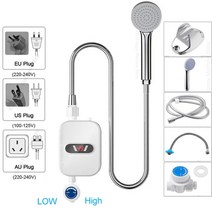 전기순간온수기 인스턴트 샤워 220v bathroom faucet eu plug hot, 3500w, 에게
