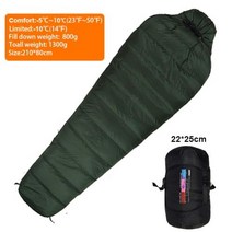 미군침낭 군용침낭 차박 베이스 백패킹 온열 동계 군대 혹한기 슬리핑백 겨울 캠핑, 800g Duck down3