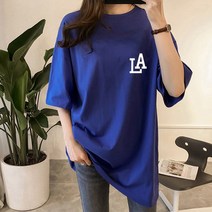 [오늘발송] 스타일아유 여성 LA 오버핏 레이어드 박스 반팔 롱 티셔츠 루즈핏 빅사이즈 여자 티셔츠