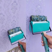 페인트 롤러 브러쉬 벽화 도구 세트 벽 아트 페인팅 장식 5 rubber brush tools roll for wallpapering room house wallpaper 현대, 유일한 흰색 롤러
