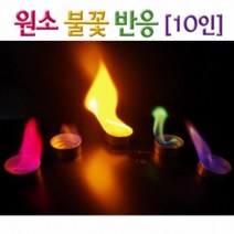 중고등 과학교구 원소불꽃반응(10인용) 연소실험 실험체험 과학상자