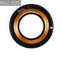 캐논 미러리스 마운트 아답터 금속 렌즈 어댑터 링 EOS EF 5DIII 5DII 5D 6D 7D 60D 조정 가능한 연결 M42-EOS M42 렌즈용