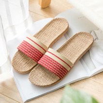 여름 린넨 거실화 바다 수영장 푹신한 코크넛 슬리퍼, k