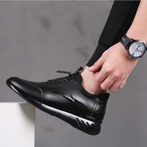 Baixing 남성 키높이 캐주얼 스니커즈 구두