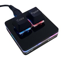 매크로 키보드 숫자 키보드 기계식 RGB 복사 붙여넣기 2 키 SAYO 미니 밍 커스텀 프로그래밍 키패드 포토샵용, 01=black_레드스위치