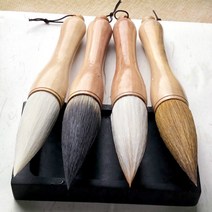 문방사우 필방 바림 붓 초대형 전문 전통 호퍼 모양의 브러시 풍경화 서예 브러시 커플, 없음