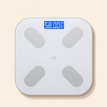 가정용 스마트 체중계 체지방 측정 저울, 블랙