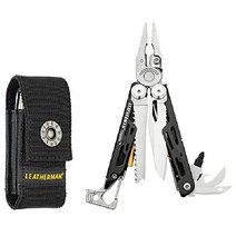 LEATHERMAN 레더맨 시그널 캠핑 멀티툴, 스테인레스 스틸
