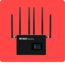Mine M4 Mini 4G LTE 본딩 라우터 (AWS 세팅 도움 백팩 포함) 야외 인터넷 필요하십니까? 인터넷 설치 불가 지역에서의 라이브 스트리밍 / 야외 쇼핑 라이브