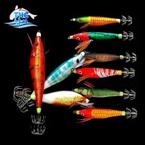 더낚시 UST 딥런 토토수평에기 갑오징어 쭈꾸미 한치에기 낚시, 붉바리