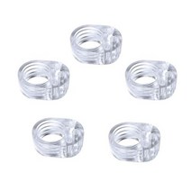 문 스토퍼 투명 실리카 젤 손잡이 버퍼 벽 보호 범퍼, 5pc a+5pc a