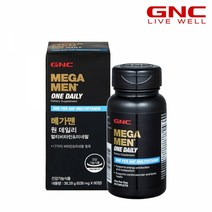 [GNC] 메가맨 원데일리멀티비타민 앤 미네랄 (60정), 단품, 단품