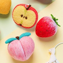 말롱말롱 양모펠트 니들펠트 DIY 만들기 취미생활 공예 세트 키트, 1.선인장시리즈-3.하트 선인장, 1개