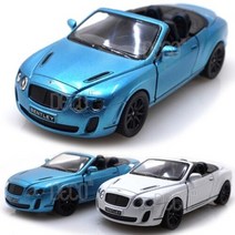 아트박스/킨스마트 킨스마트 벤틀리 오픈카 미니카, 벤틀리오픈카(화이트)