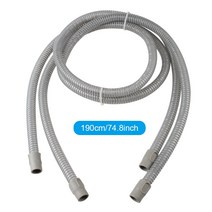 코골이방지 양압기 새로운 CPAP 튜빙 호스 2 개 CPAP Cpap 튜빙 수면 및 코골이 교체용, 한개옵션0