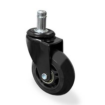 아이비스토어 우레탄 베어링 의자 바퀴 2.5인치 저소음, 우레탄 캐스터 2.5인치 회전(1개)