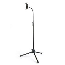 E.T.Shop 침대 스마트폰 거치대 / 핸드폰거치대 휴대폰거치대 태블릿거치대 아이패드거치대 후렉시블 각도조절 높이조절, 블랙