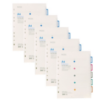 희망화일 PP 5분류 인덱스 홀더파일, 혼합, 20개입