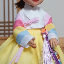 인형 한복 DIY 분홍 색동저고리 세트 MSD SD 60cm 구체관절인형, 패턴과 설명서만, sd~60도리스돌