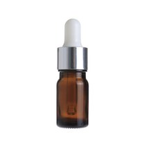 바른용기 스포이드공병 갈색 유리 용기 5ml ~ 100ml, 50ml(실버/화이트), 1개