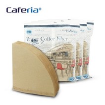 Caferia 커피여과지 V2300매-CF2 커피필터/거름종이/핸드드립/드립용품/커피용품