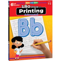 (영문도서) 180 Days of Printing: Advanced Paperback, Shell Education Pub, English, 9781087662428