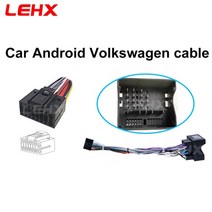 안드로이드올인원 안드로이드오토 android 2din dvd car radio 플레이어, 큰 폭스바겐 케이블, 쿼드 코어