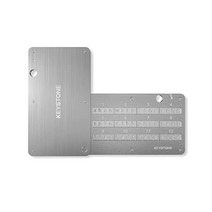 KEYSTONE Crypto Seed Storage Cryptosteel Capsule Metal Wallet 콜드 스토리지 백업 24단어 비트코인 키 문구 스틸 플레이트 Ledg, Keystone Tablet