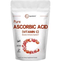 Micro Ingredients 아스코르브산 비타민C 1kg, 1개