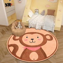 아이방 아기방 러그 침실 식탁밑 유치원 원형 러그 카페트 독서 책상 만화 방바닥 매트