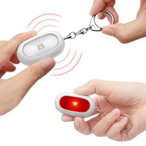 에코럭키 LED 비상등 호신용 경보기 강력 사운드 즉시사용, LED비상등 호신경보기-화이트, 1개