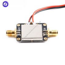 GPS재방사 10M-8GHz RF 증폭기 보드 광대역 게인 증폭 저소음 중간 증폭기 모듈 FM GPS 및 와이파이 용 12d, 한개옵션0
