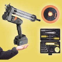 내구성 좋은 충전식 구리스건 주입기 자동 미니 그리스 에어 전동, 고급 패키지(대용량 배터리), 1개