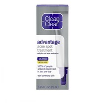 Clean & Clear 클린앤클리어 어드벤티지 아크네 스팟 트리트먼트 젤 22ml 4팩, 4개