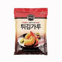 맛있는 FOODALL CJ 백설 이츠웰 튀김가루 1키로, 상세페이지 참조