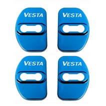 자동차 엠블럼 레터링 로고 마크 뱃지 호환 LADA VESTA XRAY 로고 자동 스타일링 장식 용 도어 잠금 커버, 03 021-VESTA-Blue
