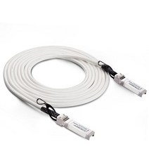 미국발송 10Gtek [화이트] 컬러 10G SFP+ DAC 케이블 - 시스코 SFP-H10GB-CU5M 유비퀴티 유니파이 디링크 슈퍼마이크로 넷기어 미크로틱 포티넷용, White, 5m