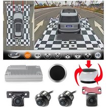 어라운드뷰 후방 사이드 카메라 360 어라운드 버드 뷰 3D 프로 사각 지대 공중 시스템 BMW X3 2012, 02 only 360