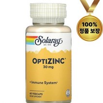옵티징크 30mg 베그캡 60정 솔라레이 비타민B6 아연