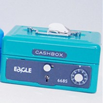 미니 수제 금고 중형 녹색 돈통 금고통 불에안타는 지폐투입 현금 보관함