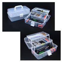 [풀리줄리] 3단 투명 공구함 수납함 정리함 보관함 구급함 프라모델 태클박스, 01 / 옵션_소