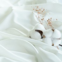 패브릭몰 덜비치는 두꺼운쉬폰 원단, 화이트