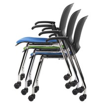 기업 설명회용 적층보관 녹방지 간이 사무용의자 박람회의자 회의실의자 강연장, 일반의자 C타입 오렌지c8