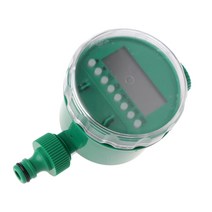 새로운 홈 워터 타이머 정원 관개 컨트롤러 세트 워터 프로그램 뜨거운, 녹색, 01 Green