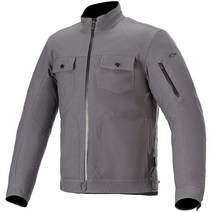바이크가죽자켓 오토바이슈트 Alpinestars 알파인스타 남성용 Solano 방수 오토바이 재킷 멜란지/차콜 2XL, XX-Large, Melange/Charcoal