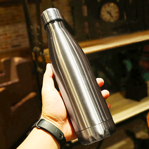 튼튼한 1리터텀블러 1L텀블러 대형텀블러 군인 스텐 실버