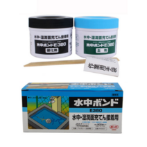 INVEN* 고급 일제 고니시 수중에폭시 E380 (주제:450g(백색) /경화제:450g(아보)) @안전2중포장@ 타일 욕조 배수관 선박 수영장, 1개