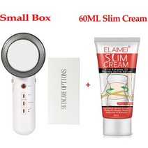 초음파 진동 리프팅 이온 뷰티 갈바닉 초음파 캐비테이션 ems 바디 기계 얼굴 마사지기, EU 플러그, 젤 b가 있는 작은 상자